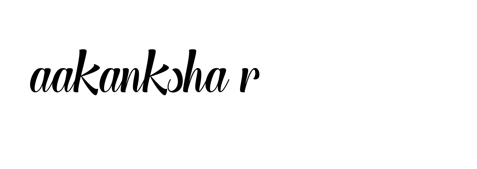 74+ Aakanksha-r Name Signature Style Ideas | Creative Online Signature