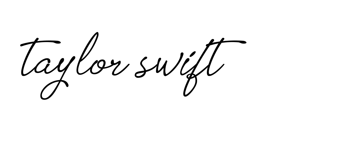 taylor swift real signature