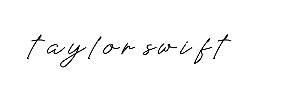 taylor swift signature font