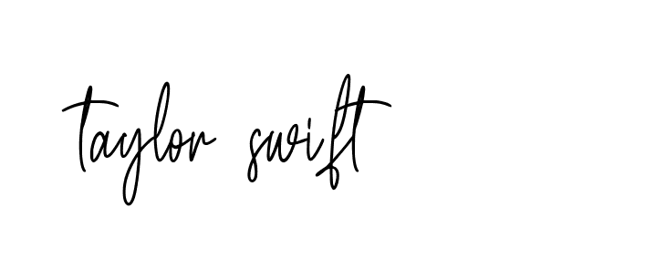 taylor swift signature font