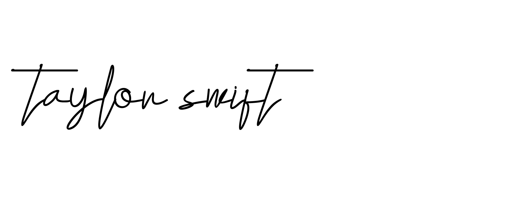 taylor swift real signature