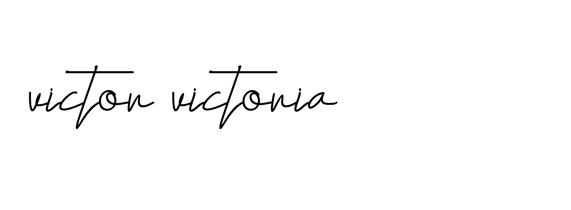 Learn how to Sign the Name Victoria Stylishly in Cursive Writing